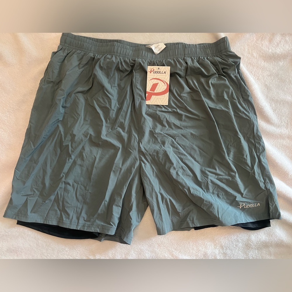 Dollcake Gray Elastic Waist Shorts